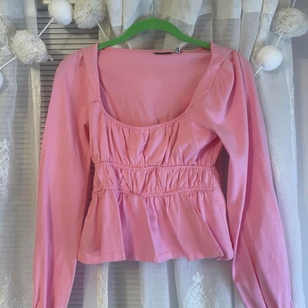 ASOS Pink Women's Cropped Top